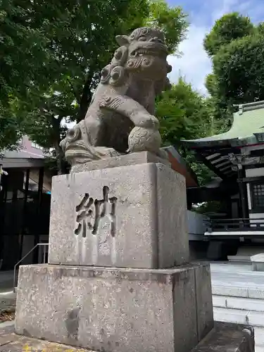 亀有香取神社の狛犬