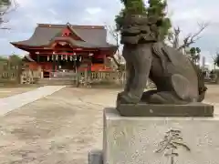 飯香岡八幡宮の狛犬