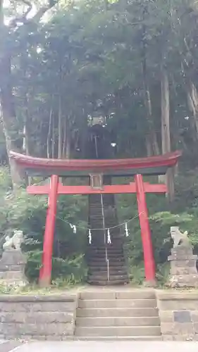 魔王天神社の鳥居