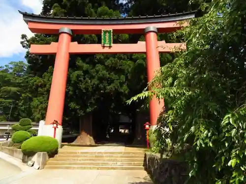 河口浅間神社の鳥居