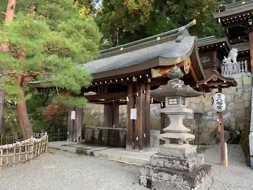 櫻山八幡宮の手水