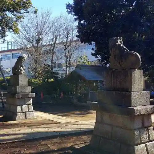 八雲氷川神社の狛犬