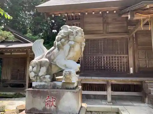 莫越山神社の狛犬