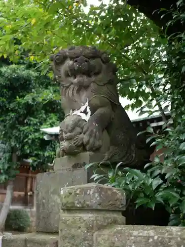 鳩ヶ谷氷川神社の狛犬