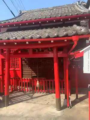 正一位白蔵稲荷大明神の鳥居