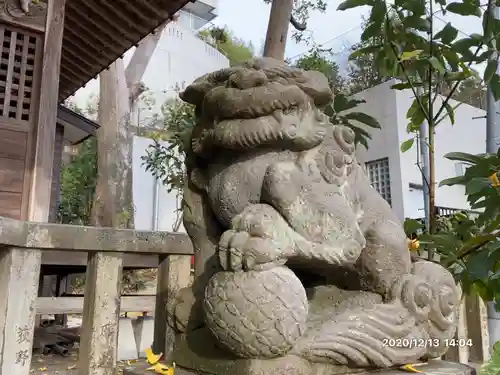 御嶽神社の狛犬