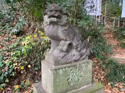 大麻止乃豆乃天神社の狛犬