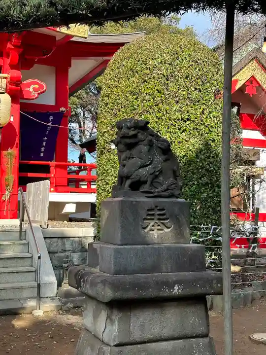 森浅間神社の狛犬