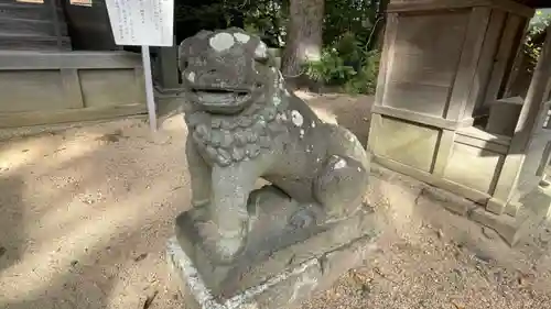 穂高神社本宮の狛犬