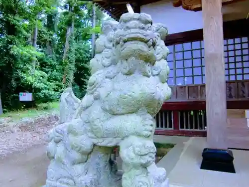 生實神社の狛犬