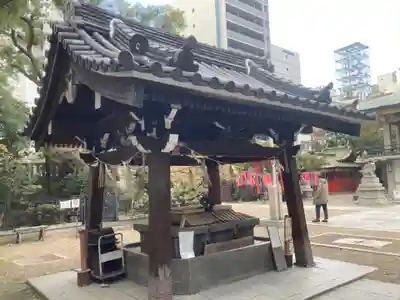 難波神社の手水舎
