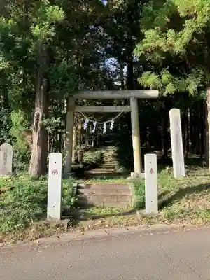 芦沼青田高龗神社(芦沼209)の鳥居