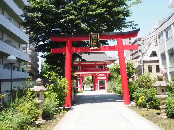 成子天神社の鳥居