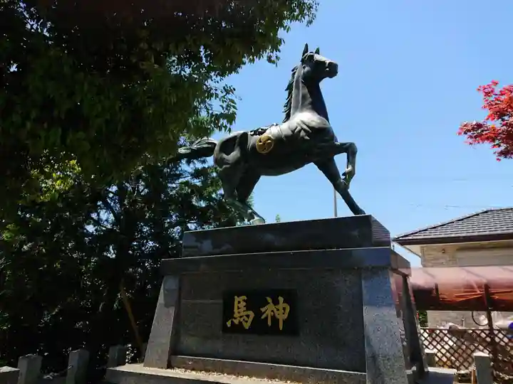 神明神社の狛犬