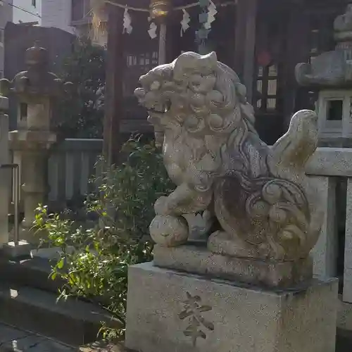 亀戸水神社の狛犬