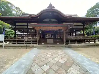 往馬坐伊古麻都比古神社の本殿・本堂