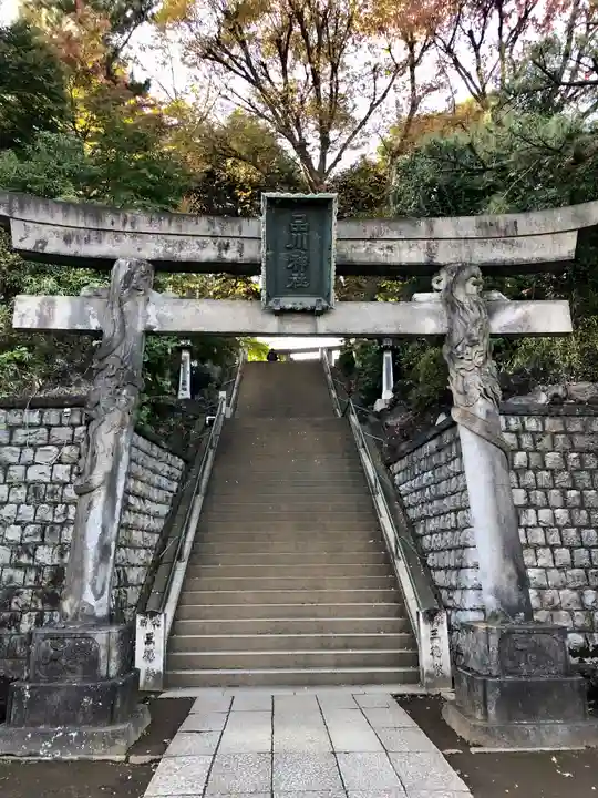 品川神社の鳥居