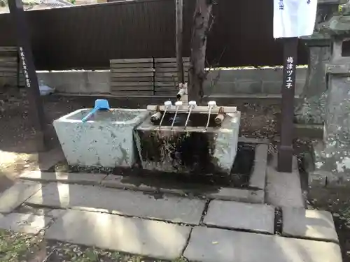 中川八幡神社の手水