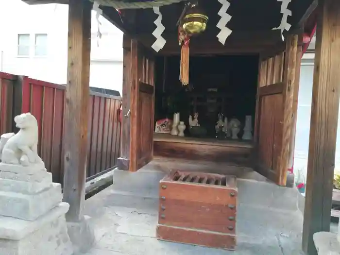 稲荷神社跡地の本殿