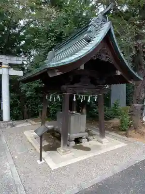 狭山八幡神社の手水舎