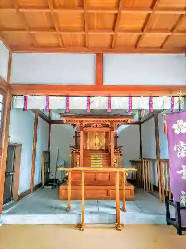 富士社　（富士浅間社）の本殿・本堂