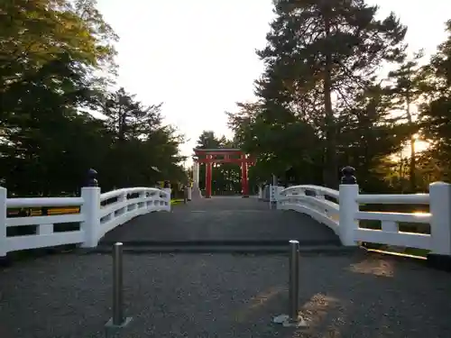 北海道護國神社の庭園