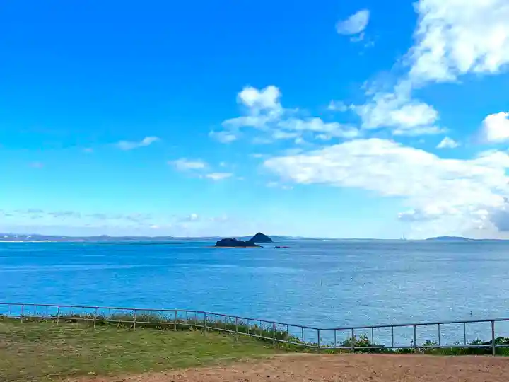 豊功神社の景色