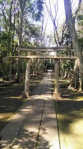 喜多見氷川神社の鳥居
