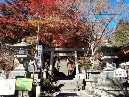 碓氷峠熊野神社の鳥居