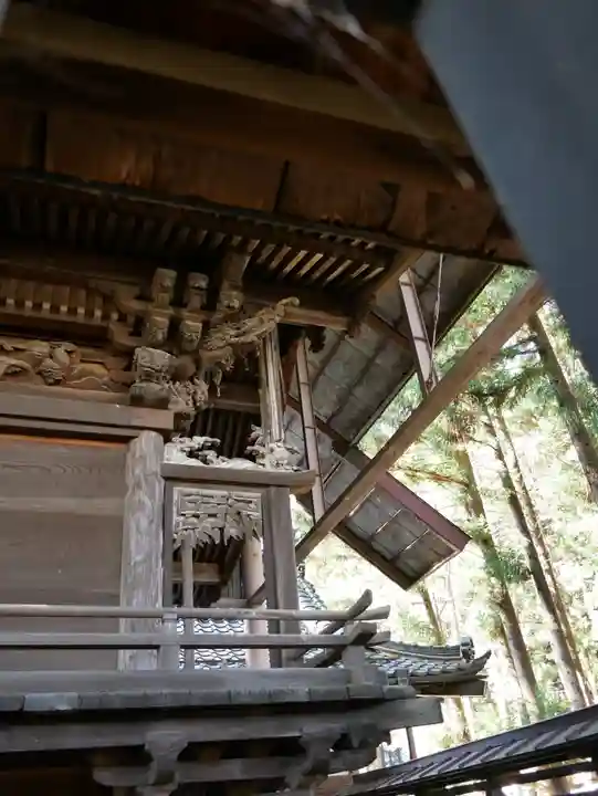 北熊井諏訪社の本殿・本堂