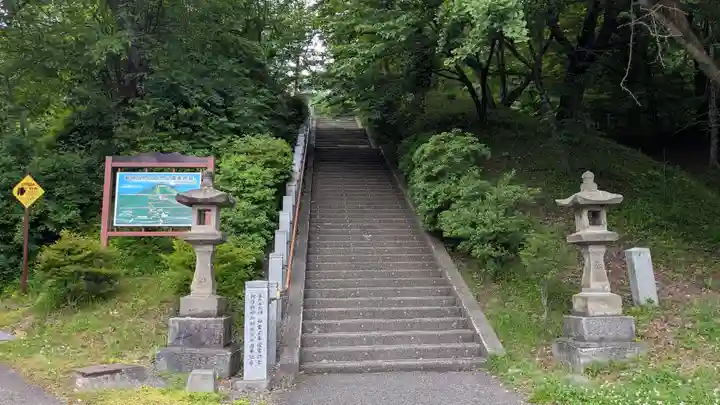 新得神社の景色