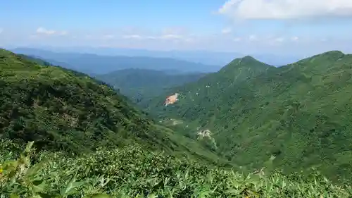 湯殿山神社（出羽三山神社）の景色