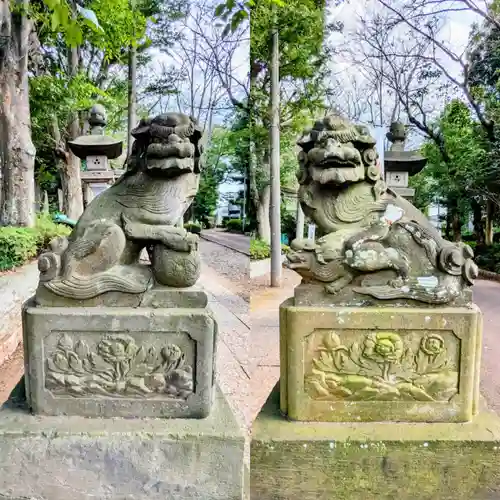 前原御嶽神社の狛犬