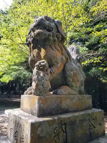 園生神社の狛犬