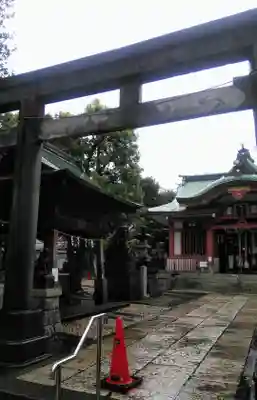 鮫州八幡神社の鳥居