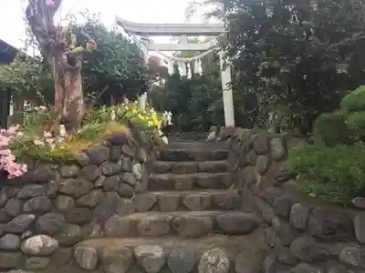 横浜御嶽神社の鳥居