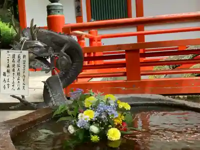 鞍馬寺の手水舎