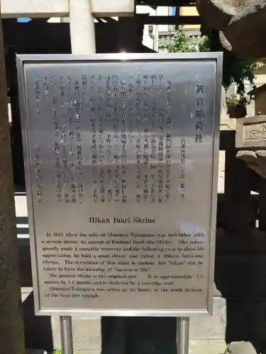 被官稲荷神社の歴史