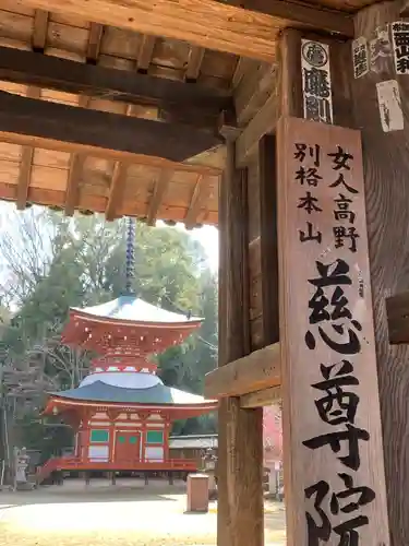 慈尊院の山門・神門