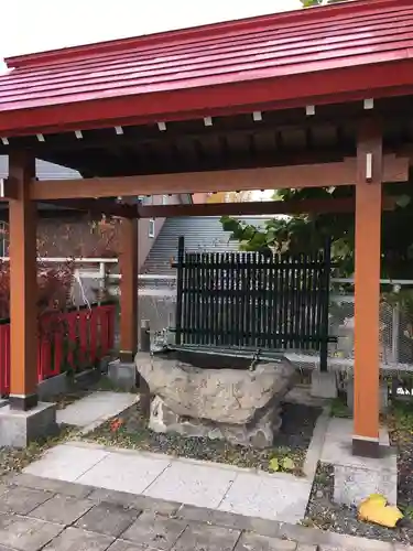 潮見ヶ岡神社の手水舎
