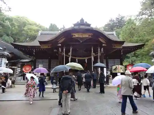武田神社の本殿・本堂