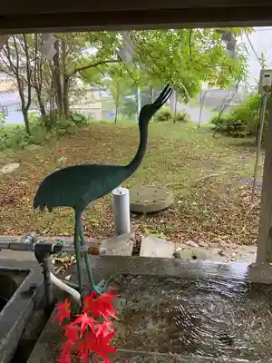 釧路一之宮 厳島神社の手水舎