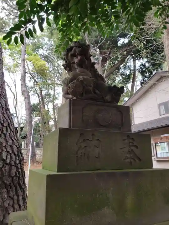 熊野神社の狛犬