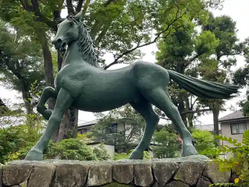 千束八幡神社の狛犬