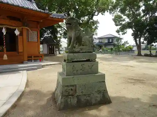 田脇日吉神社の狛犬