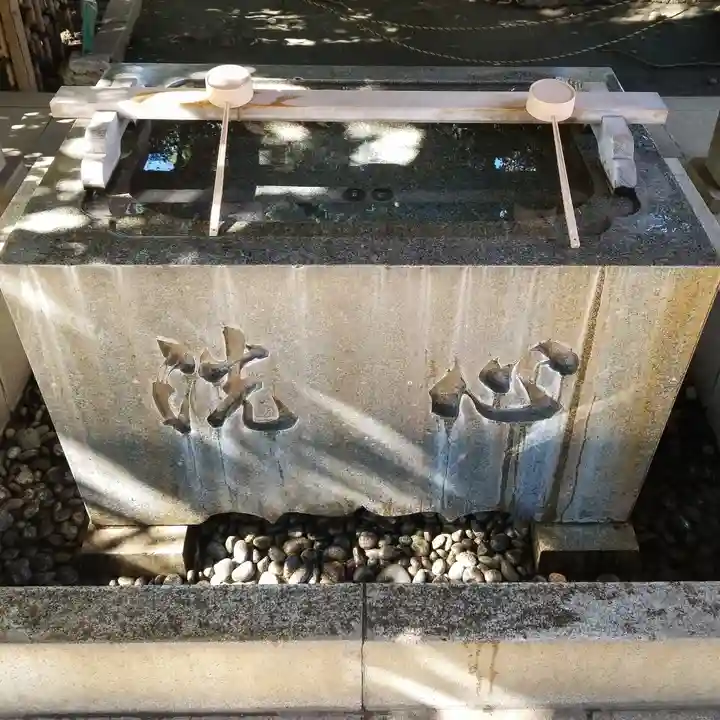 渋谷氷川神社の手水舎