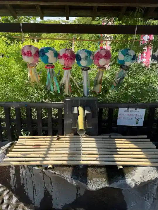 櫻岡大神宮の手水舎