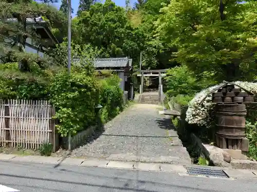 大湫神明神社の鳥居