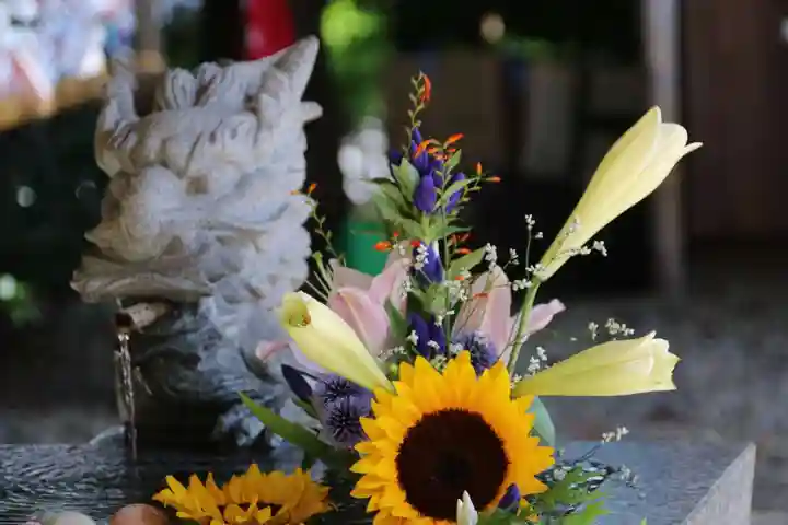 滑川神社 - 仕事と子どもの守り神の手水舎