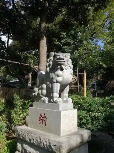 菊田神社の狛犬